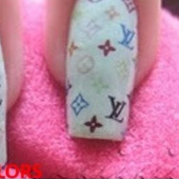 NEW LV set colorful nail wrap stickers - Picture 4 of 4